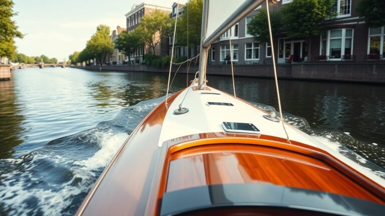 Een dag op het water in haarlem: varen, lunchen en genieten